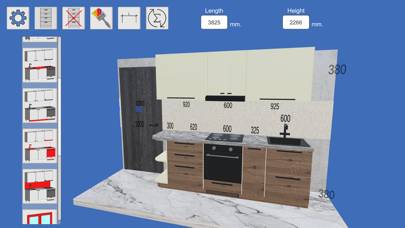 Editor de Cocina 3D Captura de pantalla de la aplicación