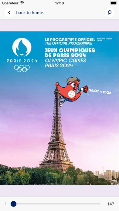 Paris 2024 Official Programme Capture d'écran de l'application #3
