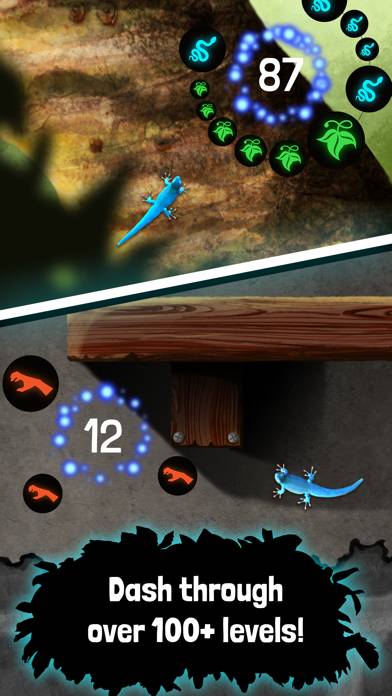Electric Blue: Gecko dash! Captura de pantalla de la aplicación #2
