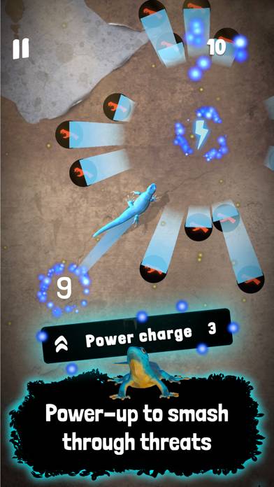 Electric Blue: Gecko dash! Captura de pantalla de la aplicación #3