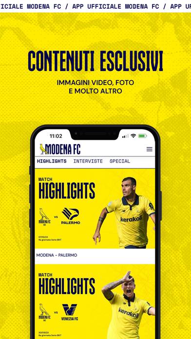 Modena FC | Official App Schermata dell'app #4