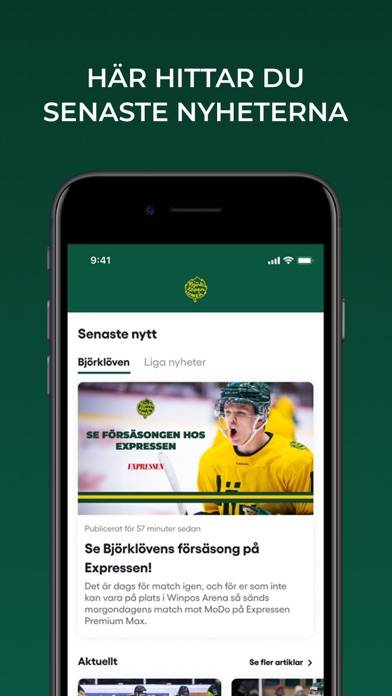 IF Björklöven App screenshot