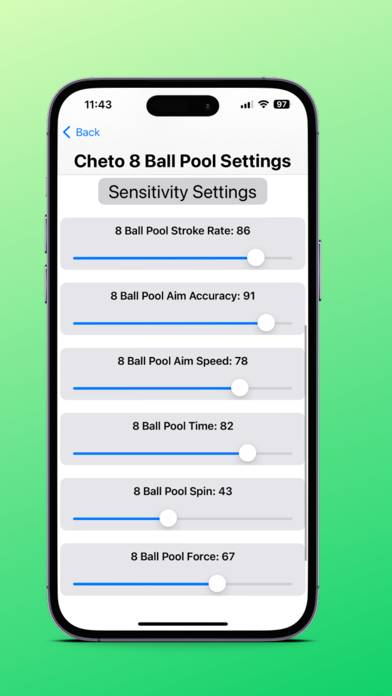 Cheto 8 ball pool Aim Master ekran görüntüsü