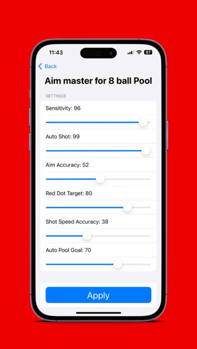 Cheto 8 ball pool Aim Master Captura de pantalla de la aplicación #3