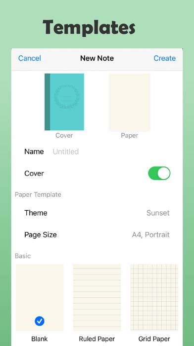 UltraNotes App-Screenshot