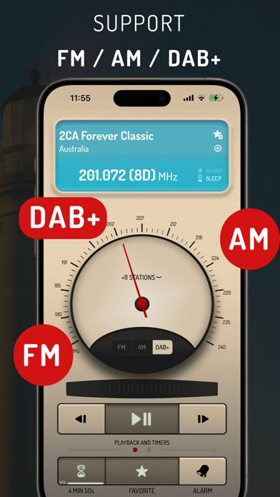 Radio App - Live FM, AM & DAB+ screenshot