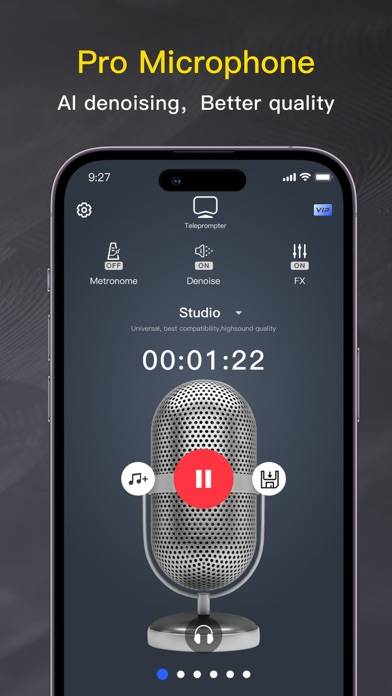 Microphone Voice Recorder App skärmdump #1