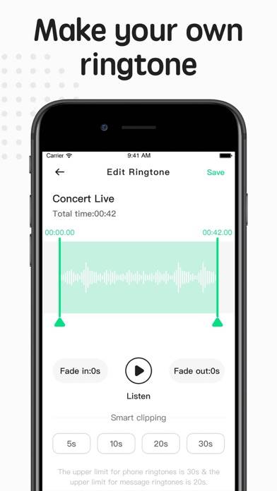 Ringtone Maker Make Ringtones App screenshot