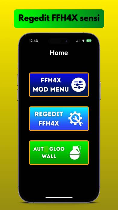 Regedit FFH4X sensi Schermata dell'app #1