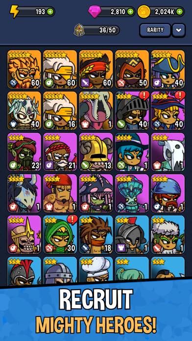 Heroes & Dragons: Tactical RPG Spiel-Screenshot