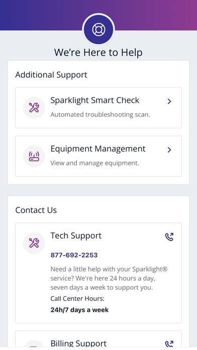 MySparklight App screenshot