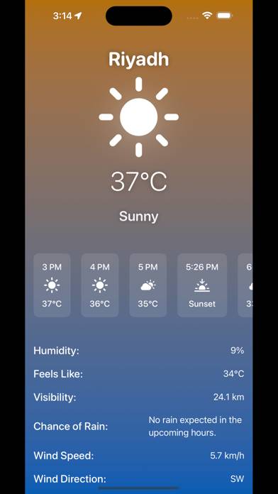 Weather : Rainviewer Capture d'écran de l'application