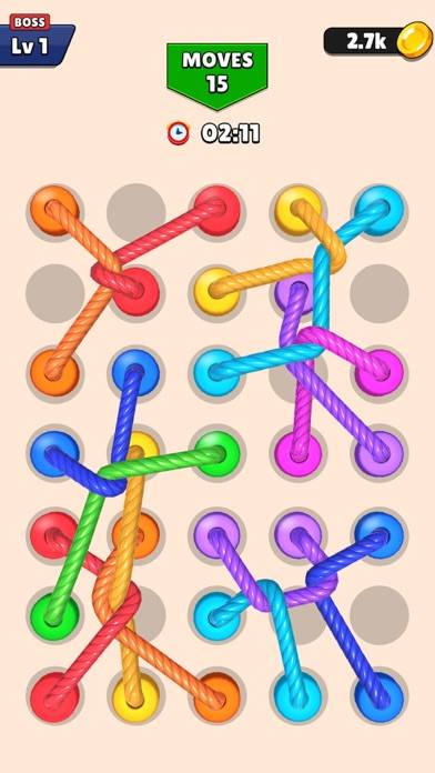 Twisted Rope 3d: Tangled Line