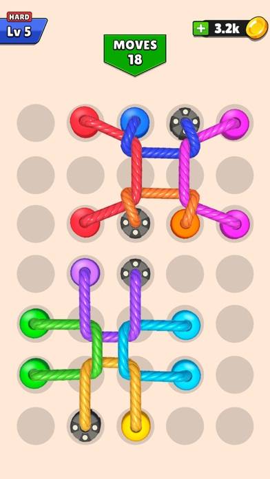 Twisted Rope 3d: Tangled Line game screenshot