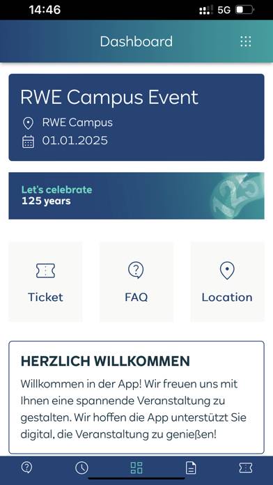 RWE Events App-Screenshot #3