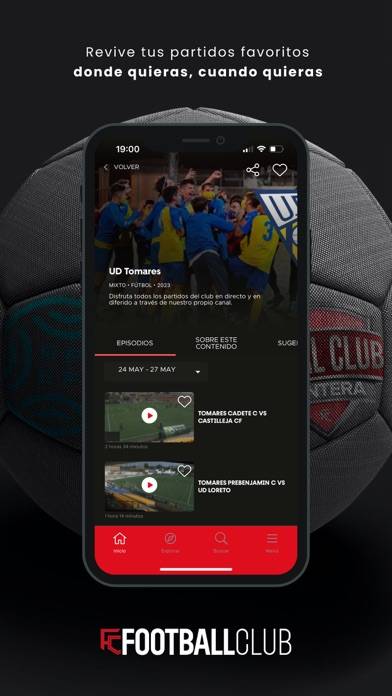 FootballClub captura de pantalla