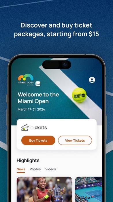 Miami Open presented by Itau Captura de pantalla de la aplicación #2
