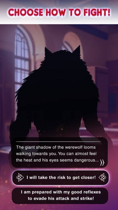 Vampire romance: Dark academia skärmdump av spelet