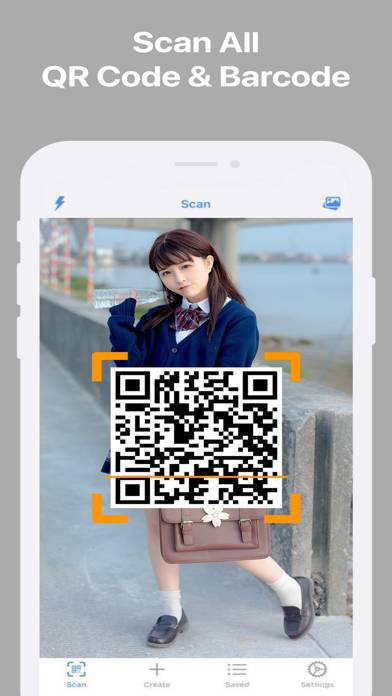 QR and Barcode Scanner. App screenshot #1