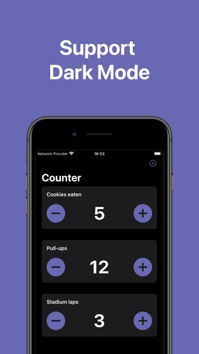 Counter: planning, motivation App-Screenshot #2