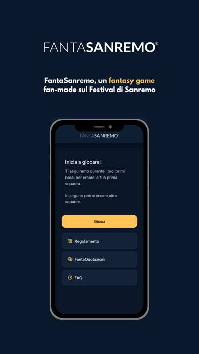 FantaSanremo App screenshot #1