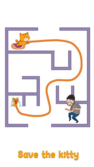 Cat Puzzle: Draw to Kitten Скриншот приложения #3