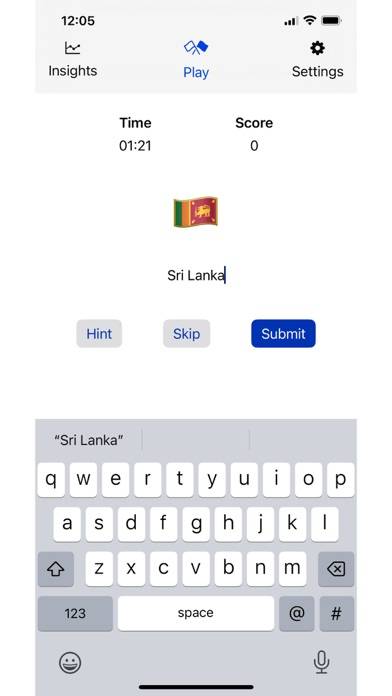 Flags Quiz! Bildschirmfoto