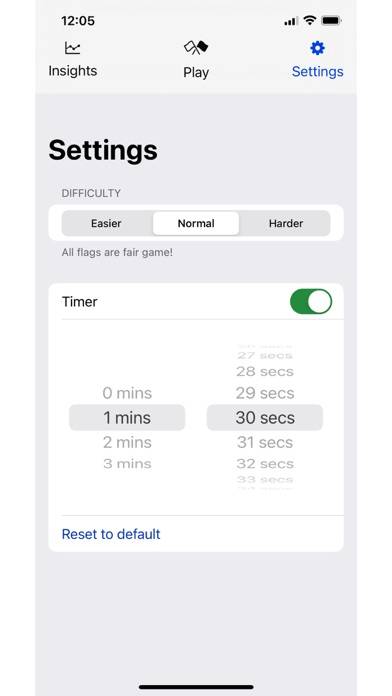 Flags Quiz! Spiel-Screenshot