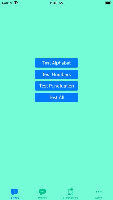 Morse Code Speed Test Capture d'écran de l'application #4