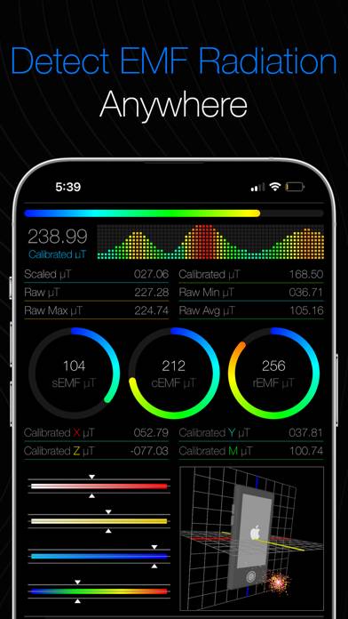 TeslaVision EMF Detector App screenshot #1