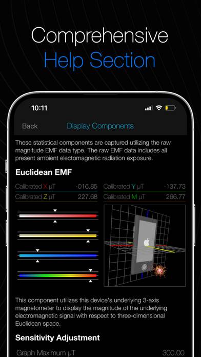 TeslaVision EMF Detector Capture d'écran de l'application #3