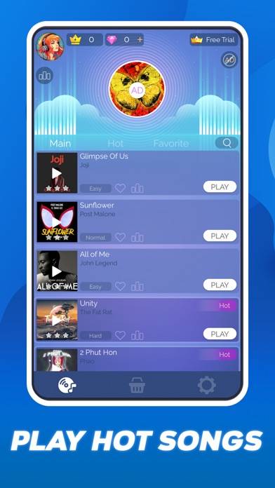 Tap Tap Hero 3: Piano Tiles Capture d'écran de l'application #1