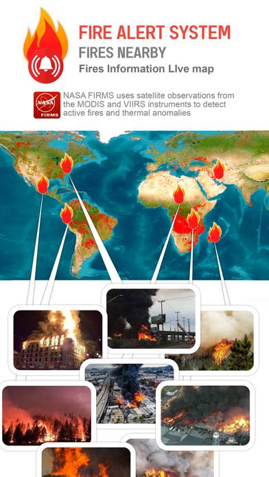 Fires Live Map, Alerts & Info App screenshot #1