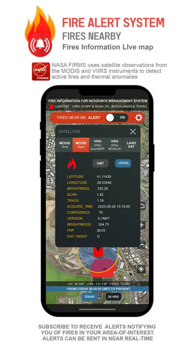 Fires Live Map, Alerts & Info App screenshot #3