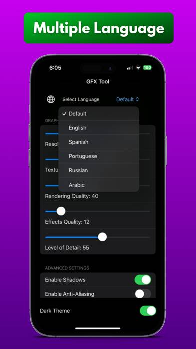 GFX Tool Pro Captura de pantalla de la aplicación #2