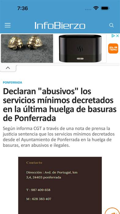 InfoBierzo noticias App screenshot #4