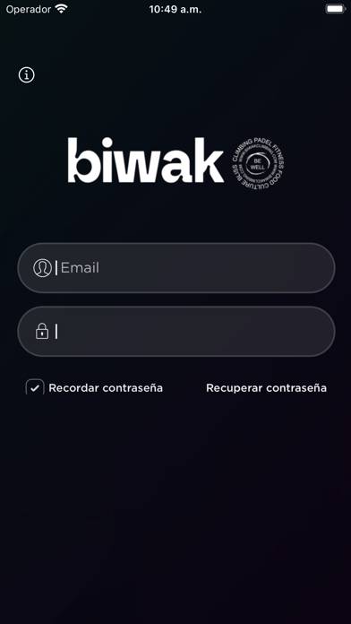 Biwak Experience App screenshot #1
