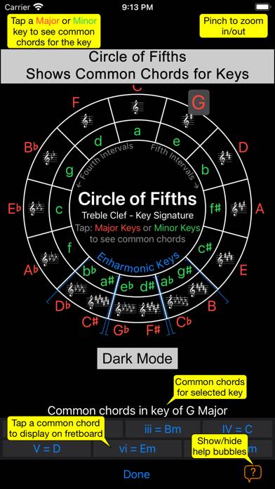 Guitar Scales & Chords Power Captura de pantalla de la aplicación