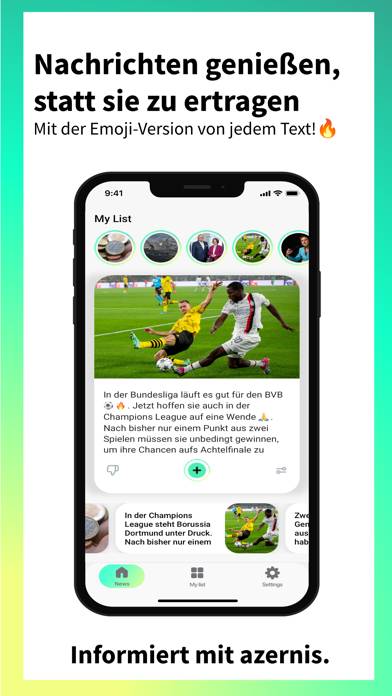 Azernis News App App-Screenshot