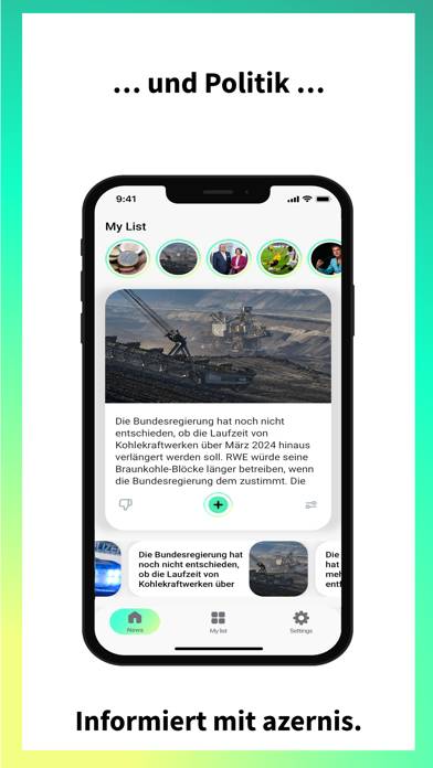 Azernis News App App-Screenshot