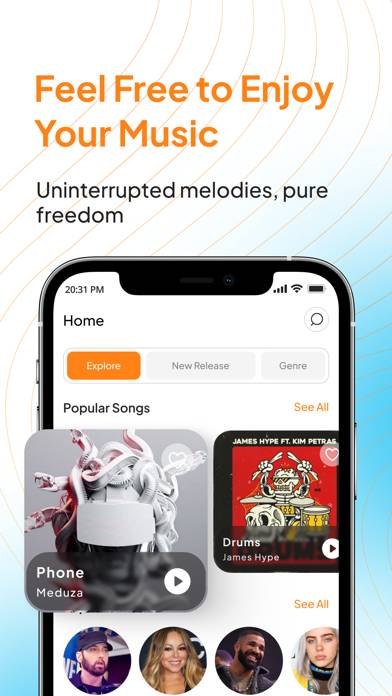 FoxFm : Music, Videos, Songs Uygulama ekran görüntüsü #1