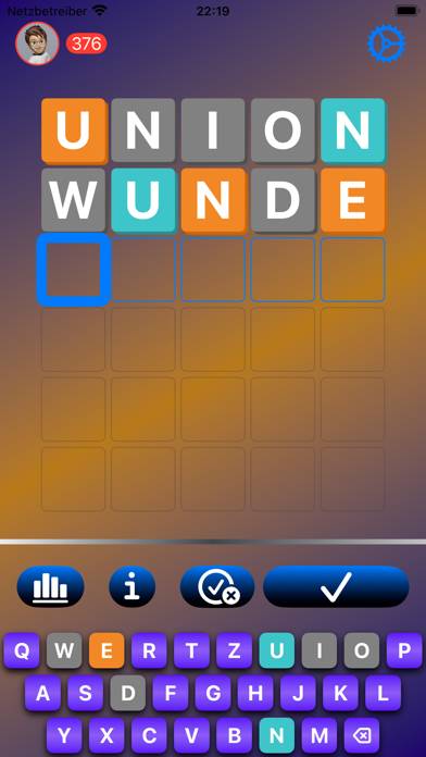 Wörtel game screenshot