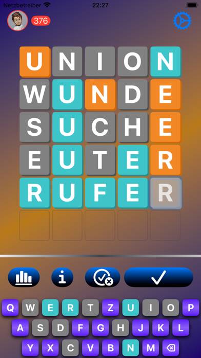 Wörtel game screenshot