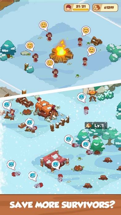 Icy Village: Tycoon Survival Скриншот приложения #4
