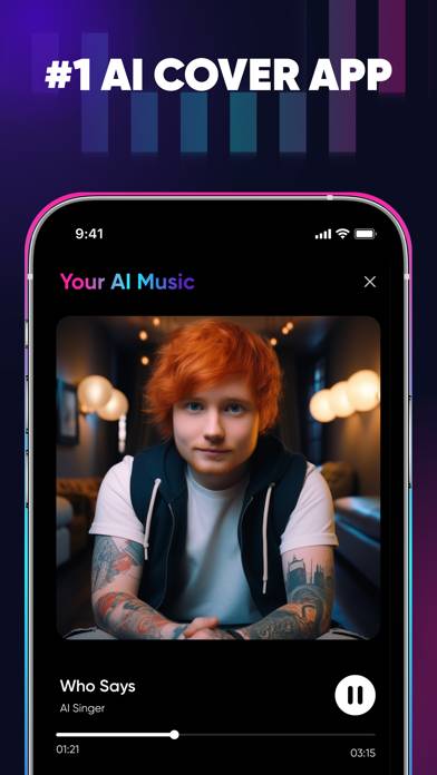 SingUp Music: AI Cover Songs Capture d'écran de l'application #1