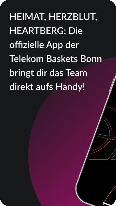 Telekom Baskets Bonn Bildschirmfoto