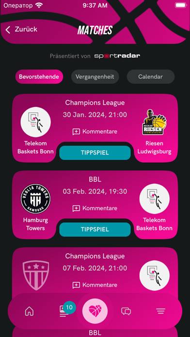 Telekom Baskets Bonn App screenshot #5