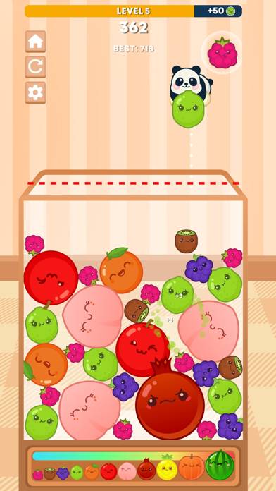 Watermelon Game: Panda Merge App screenshot #3