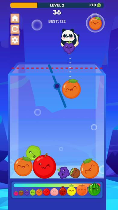 Watermelon Game: Panda Merge App screenshot #4