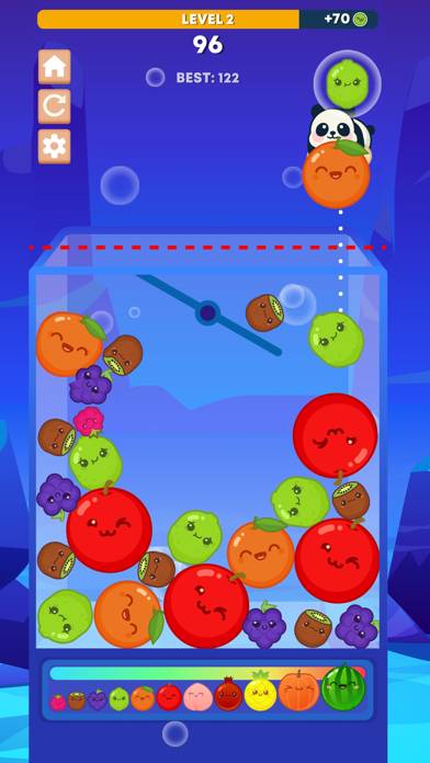 Watermelon Game: Panda Merge Capture d'écran de l'application #5